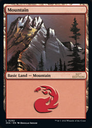 Mountain (292) [30th Anniversary Edition] Magic: The Gathering
