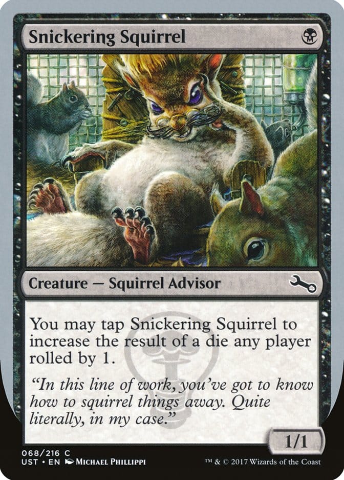 Snickering Squirrel [Unstable] Magic: The Gathering