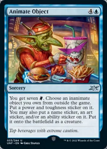 Animate Object [Unfinity] Magic: The Gathering