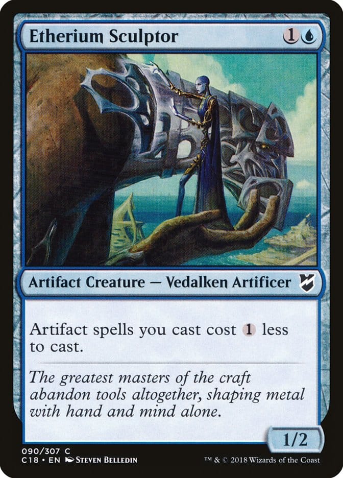 Etherium Sculptor [Commander 2018] Magic: The Gathering
