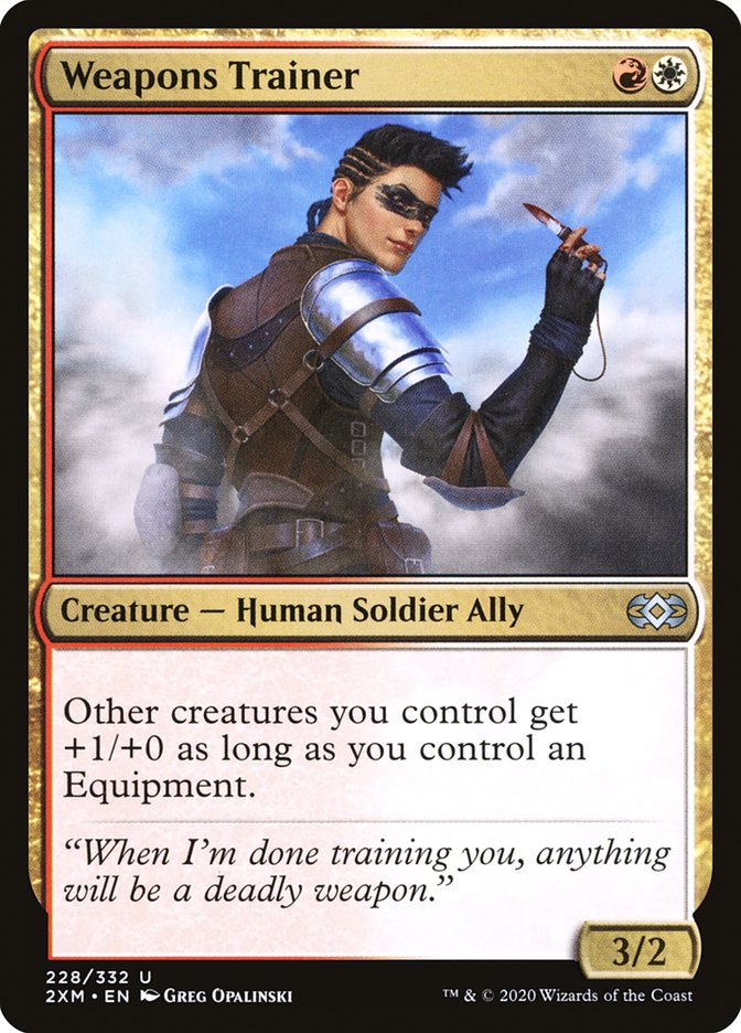 Weapons Trainer [Double Masters] Magic: The Gathering