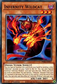 Infernity Wildcat [PHRA-EN017] Common Yu-Gi-Oh!