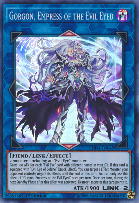 Gorgon, Empress of the Evil Eyed [CHIM-EN048] Super Rare - Yugioh Cards For Your TCG Needs!