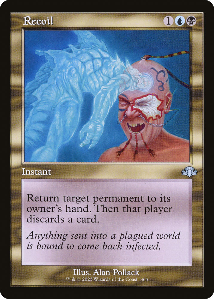 Recoil (Retro) [Dominaria Remastered] Magic: The Gathering