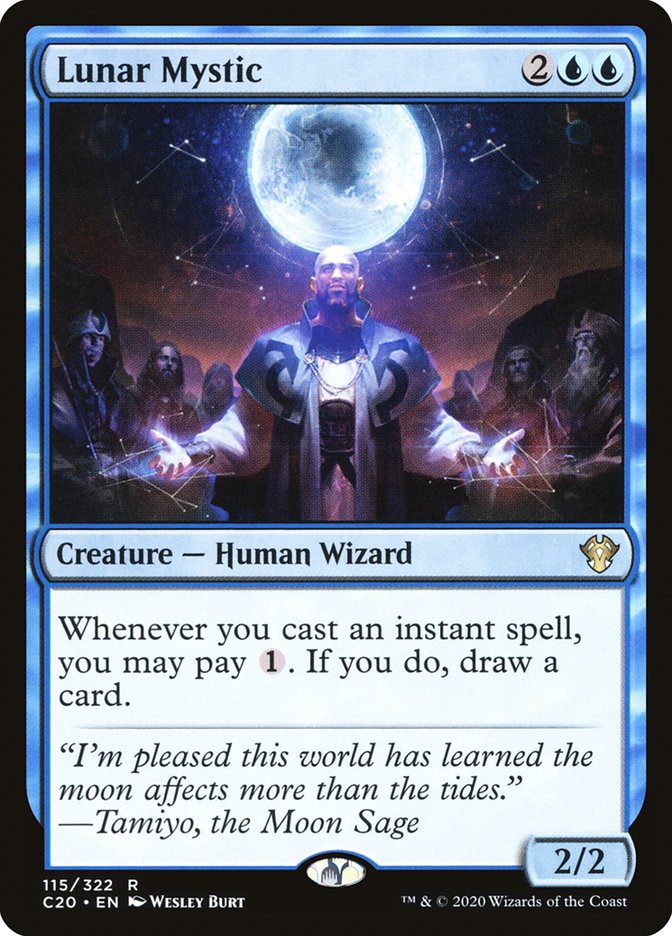 Lunar Mystic [Commander 2020] Magic: The Gathering