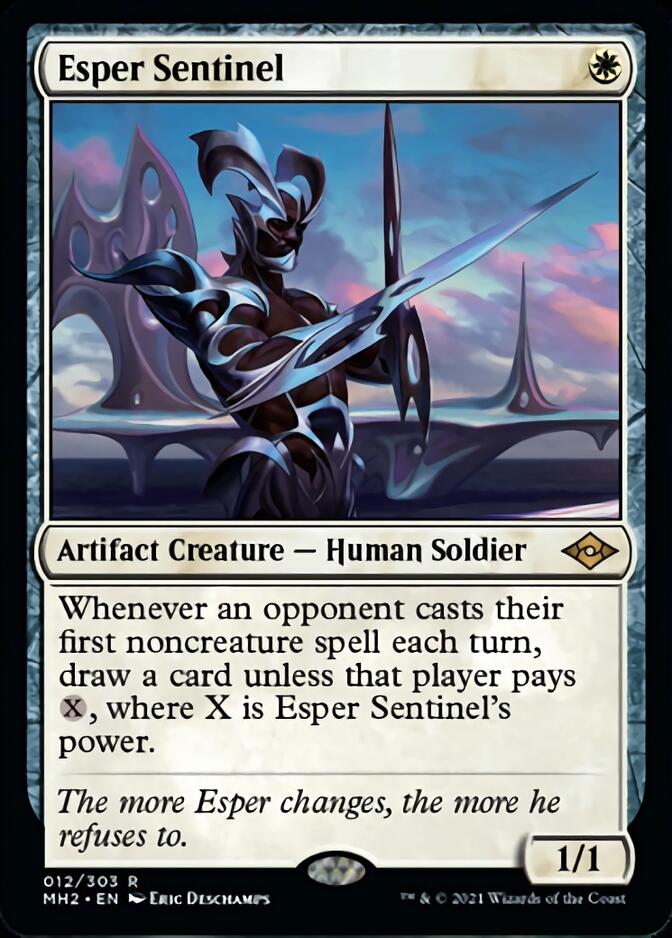 Esper Sentinel [Modern Horizons 2] Magic: The Gathering