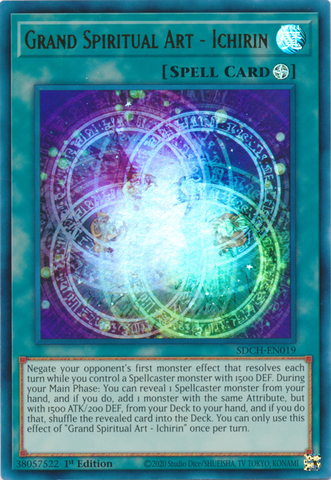 Grand Spiritual Art - Ichirin [SDCH-EN019] Ultra Rare - Yugioh Cards For Your TCG Needs!