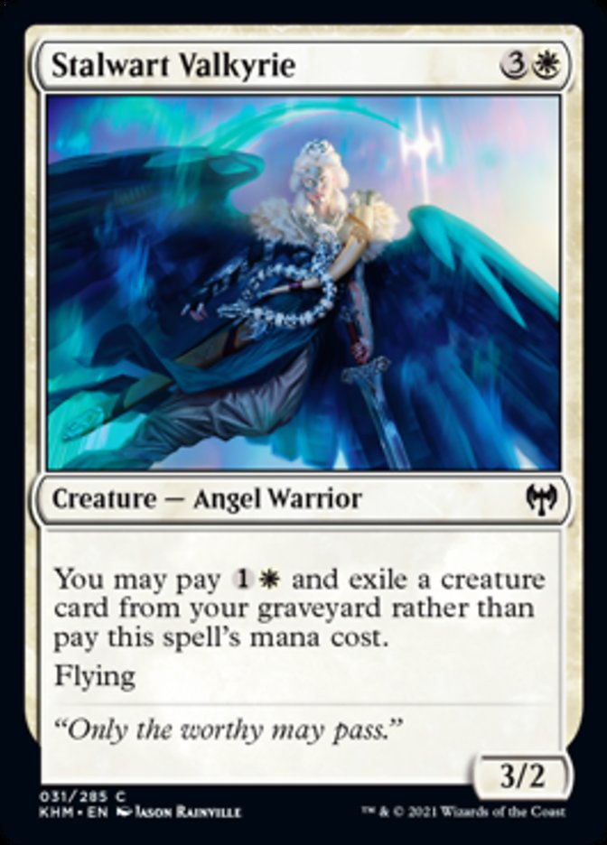 Stalwart Valkyrie [Kaldheim] Magic: The Gathering