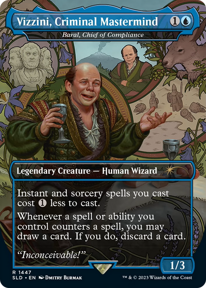 Vizzini, Criminal Mastermind - Baral, Chief of Compliance [Secret Lair Drop Series] Magic: The Gathering