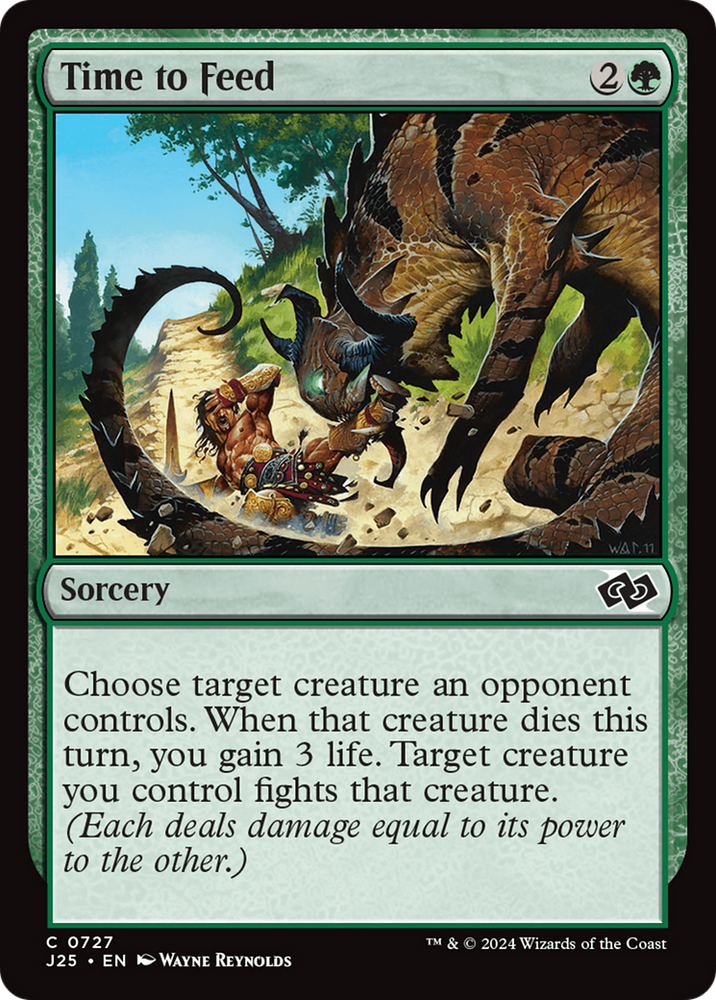 Time to Feed [Foundations Jumpstart] Magic: The Gathering