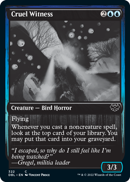 Cruel Witness [Innistrad: Double Feature] Magic: The Gathering