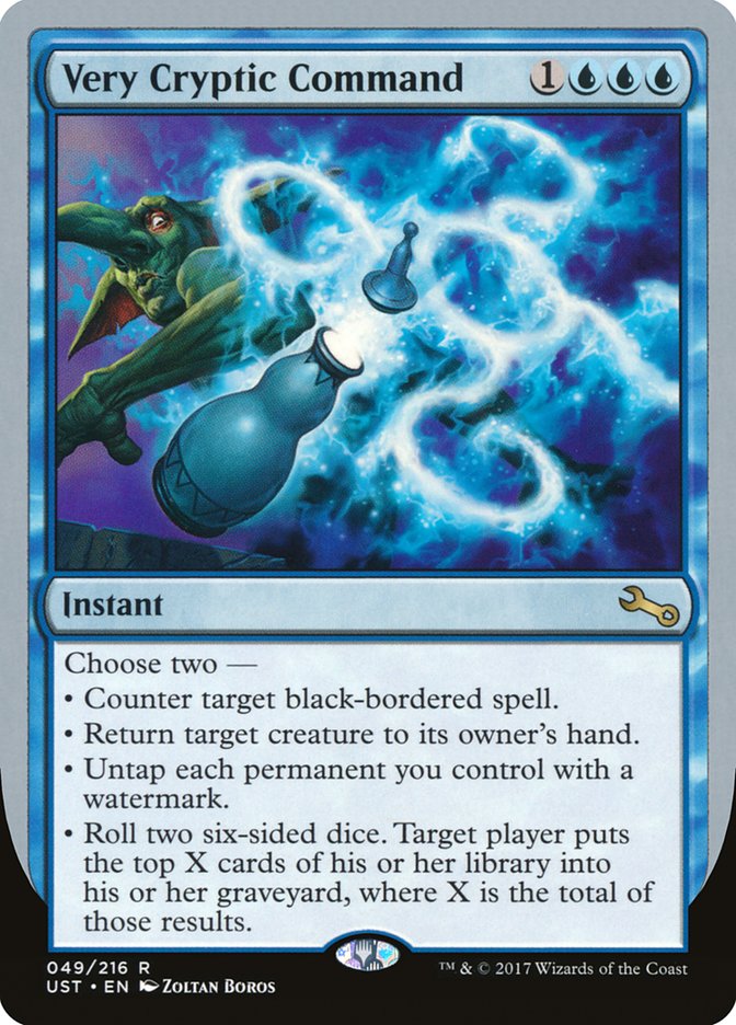 Very Cryptic Command (Counter) [Unstable] Magic: The Gathering
