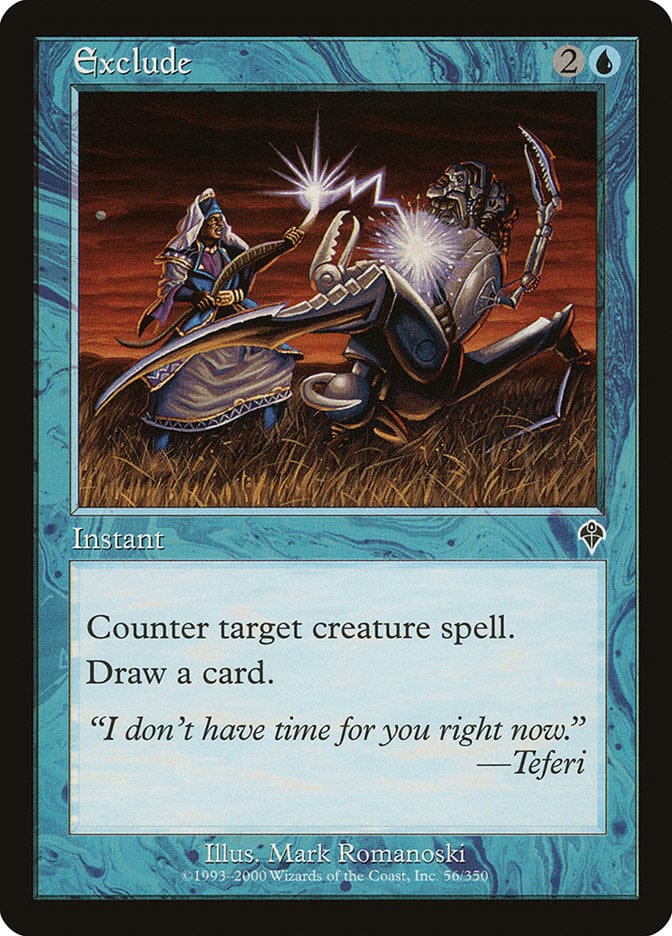 Exclude [Invasion] Magic: The Gathering