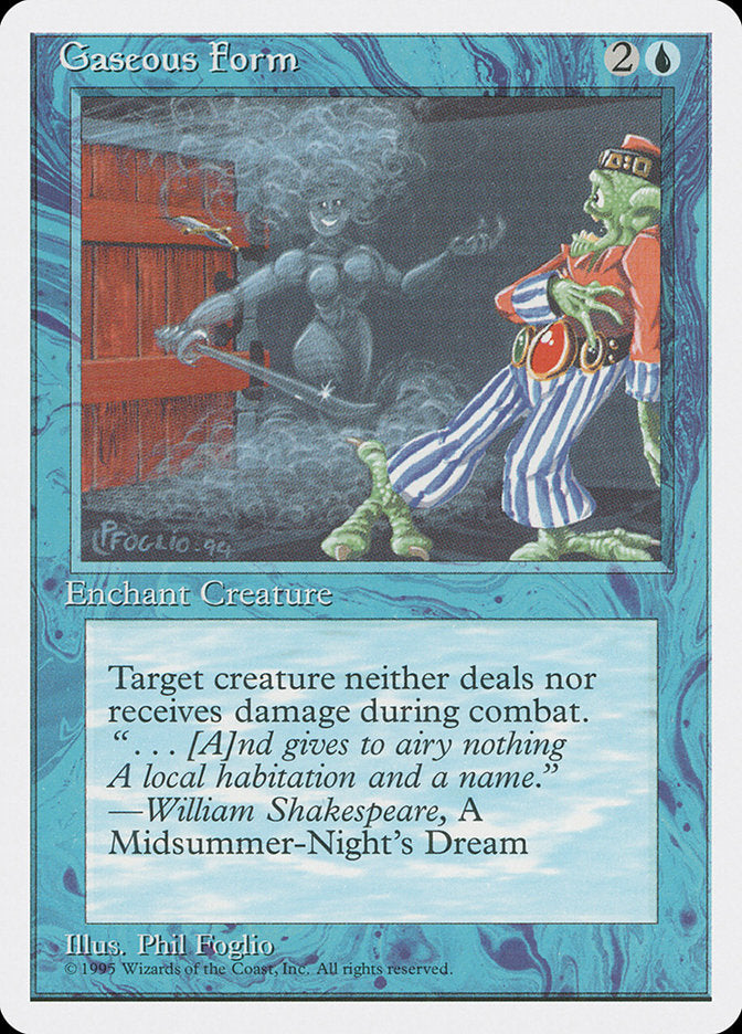Gaseous Form [Fourth Edition] Magic: The Gathering