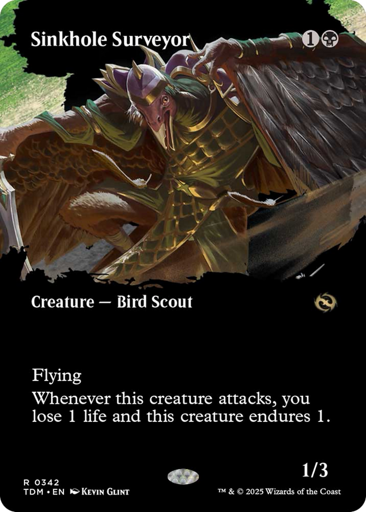 Sinkhole Surveyor (Borderless) [Tarkir: Dragonstorm] Magic: The Gathering