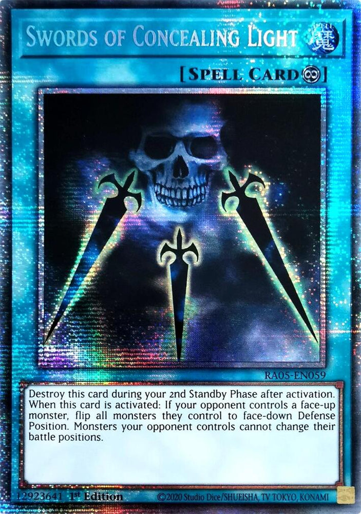 Swords of Concealing Light [RA05-EN059] Starlight Rare - Yugioh Cards For Your TCG Needs!