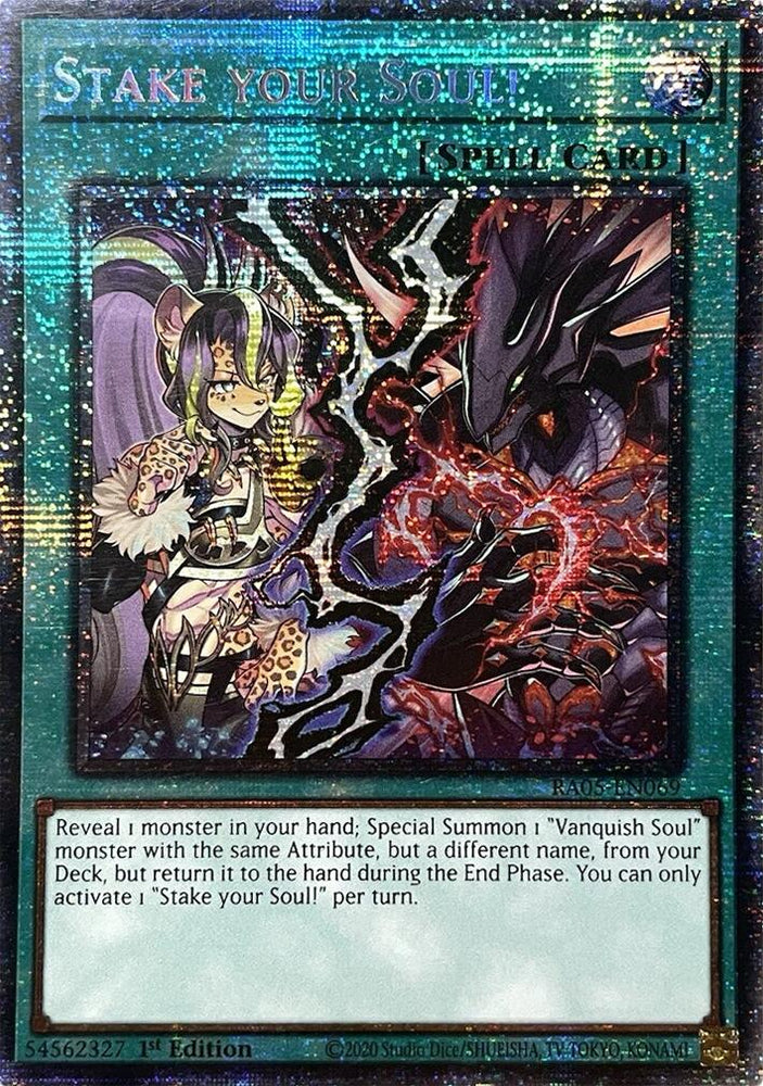 Stake your Soul! (Starlight Rare) [RA05-EN069] - Yugioh Cards For Your TCG Needs!