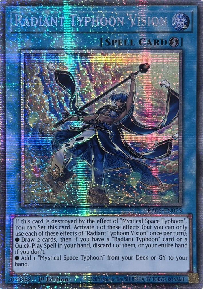Radiant Typhoon Vision [RA05-EN075] Starlight Rare - Yugioh Cards For Your TCG Needs!