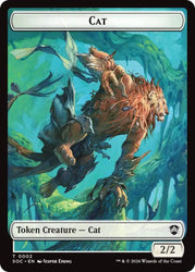 Cat // Inkling (0022) Double-Sided Token [Secrets of Strixhaven Commander Tokens]