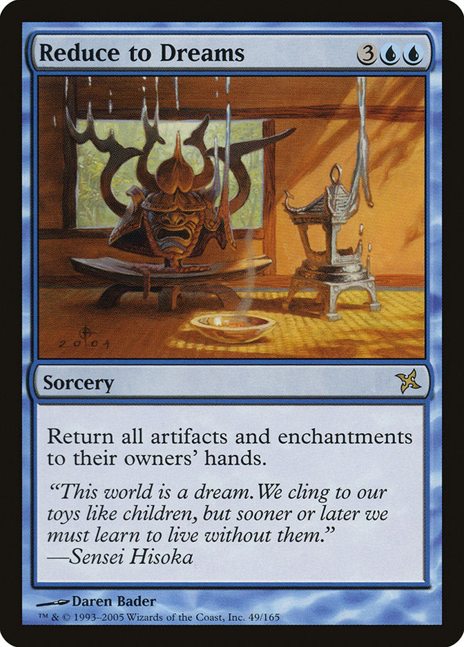 Reduce to Dreams [Betrayers of Kamigawa] Magic: The Gathering