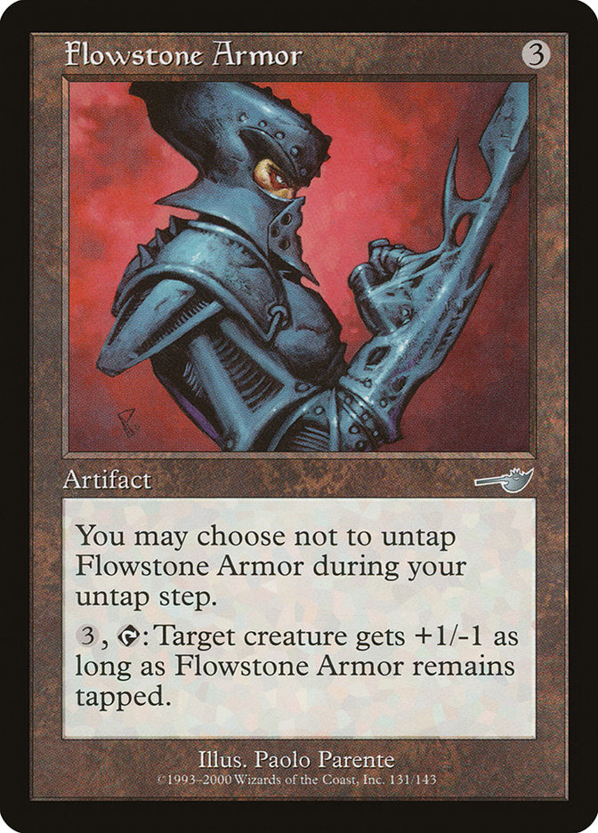 Flowstone Armor [Nemesis] Magic: The Gathering