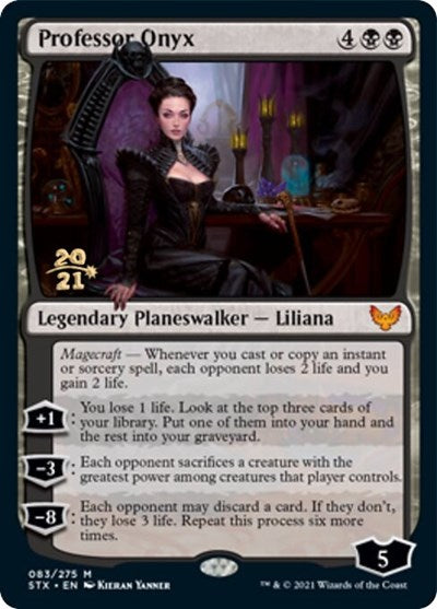 Professor Onyx [Strixhaven: School of Mages Prerelease Promos] Magic: The Gathering