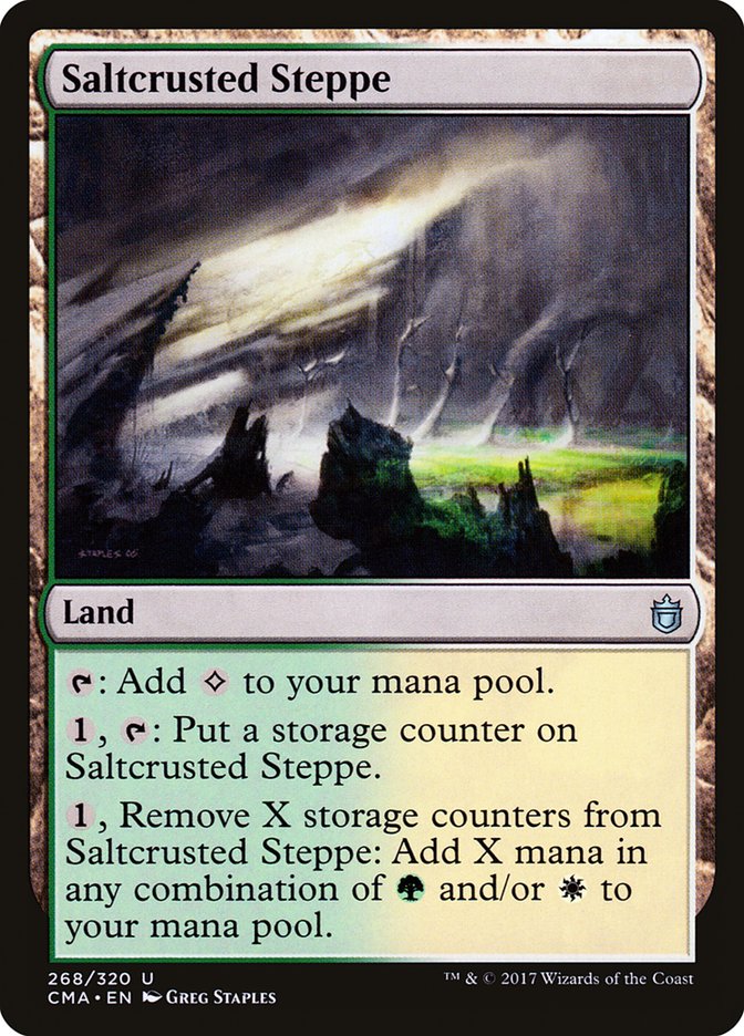 Saltcrusted Steppe [Commander Anthology] Magic: The Gathering