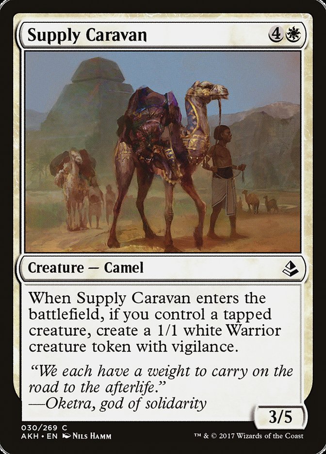 Supply Caravan [Amonkhet] Magic: The Gathering