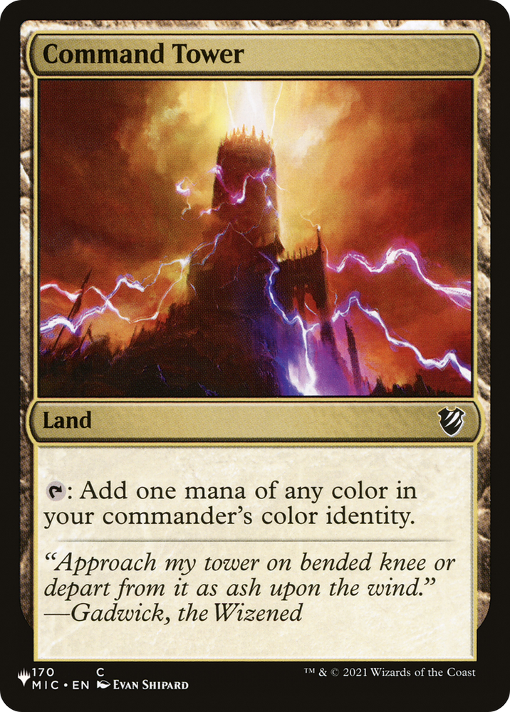 Command Tower (MIC) [The List] Magic: The Gathering
