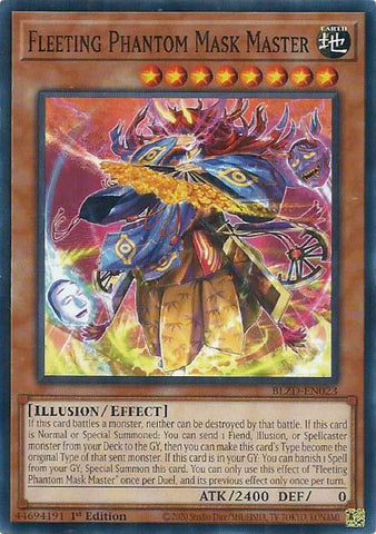 Fleeting Phantom Mask Master [BLZD-EN023] Common - Yugioh Cards For Your TCG Needs!