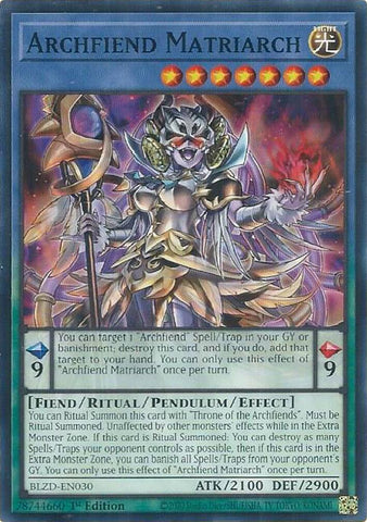 Archfiend Matriarch [BLZD-EN030] Common - Yugioh Cards For Your TCG Needs!