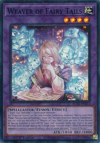 Weaver of Fairy Tails [BLZD-EN033] Super Rare - Yugioh Cards For Your TCG Needs!