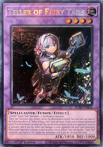 Teller of Fairy Tails [BLZD-EN034] Secret Rare - Yugioh Cards For Your TCG Needs!