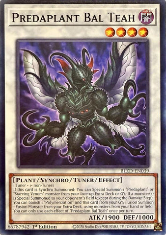 Predaplant Bal Teah [BLZD-EN039] Common - Yugioh Cards For Your TCG Needs!