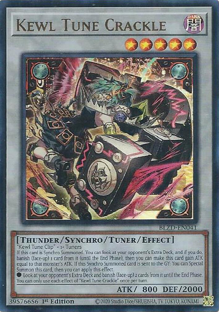Kewl Tune Crackle [BLZD-EN041] Ultra Rare - Yugioh Cards For Your TCG Needs!