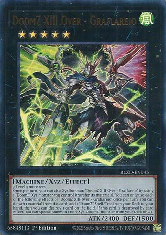 DoomZ XIII Over - Graflareio [BLZD-EN045] Ultra Rare - Yugioh Cards For Your TCG Needs!