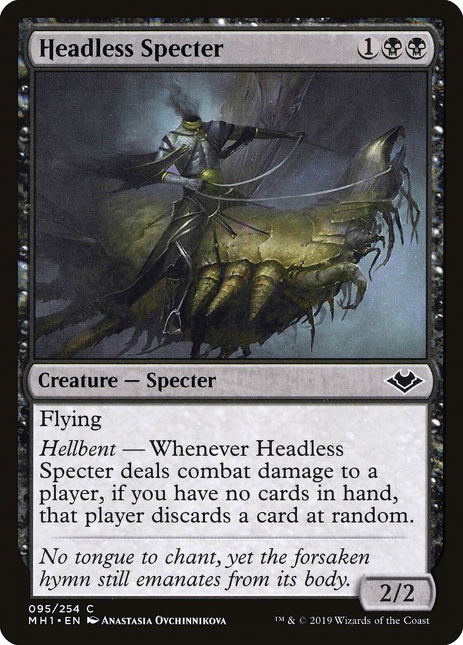 Headless Specter [Modern Horizons] Magic: The Gathering