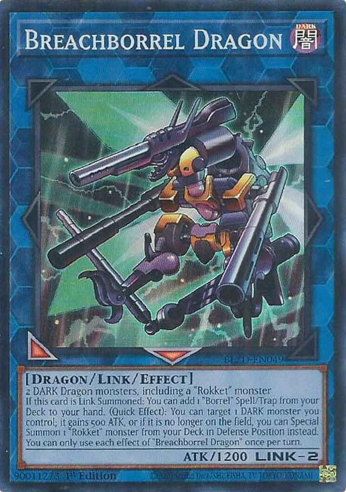 Breachborrel Dragon [BLZD-EN049] Super Rare - Yugioh Cards For Your TCG Needs!