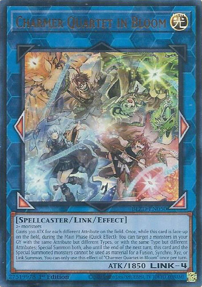 Charmer Quartet in Bloom [BLZD-EN050] Ultra Rare - Yugioh Cards For Your TCG Needs!