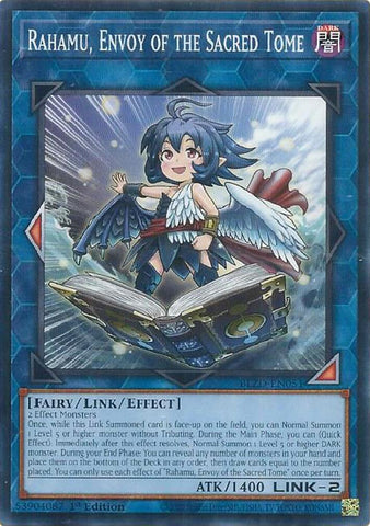 Rahamu, Envoy of the Sacred Tome [BLZD-EN051] Common - Yugioh Cards For Your TCG Needs!