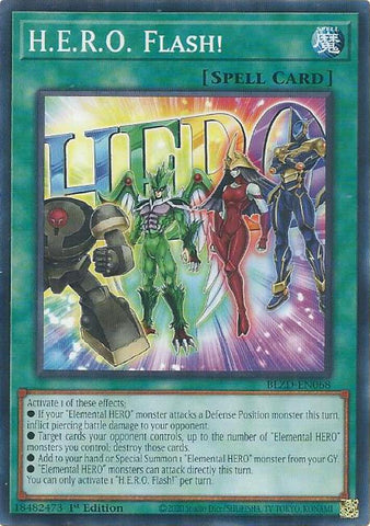 H.E.R.O. Flash! [BLZD-EN068] Common - Yugioh Cards For Your TCG Needs!