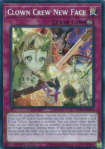 Clown Crew New Face [BLZD-EN074] Common - Yugioh Cards For Your TCG Needs!