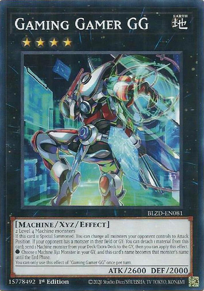 Gaming Gamer GG [BLZD-EN081] Common - Yugioh Cards For Your TCG Needs!