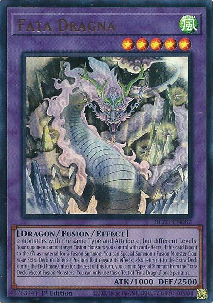 Fata Dragna [BLZD-EN082] Ultra Rare - Yugioh Cards For Your TCG Needs!