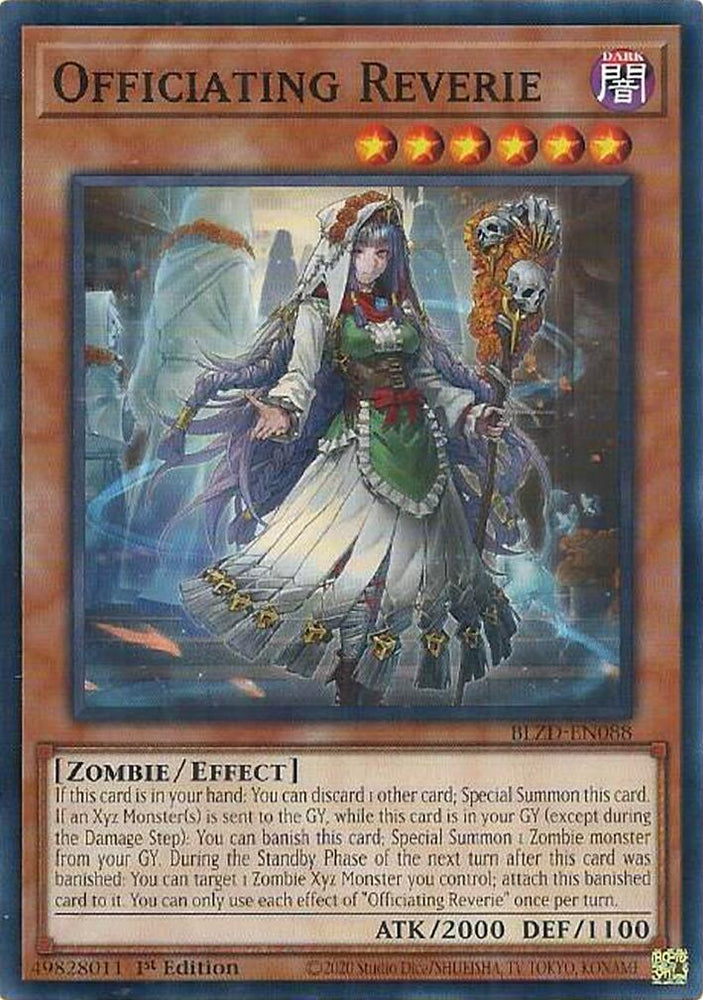 Officiating Reverie [BLZD-EN088] Common - Yugioh Cards For Your TCG Needs!