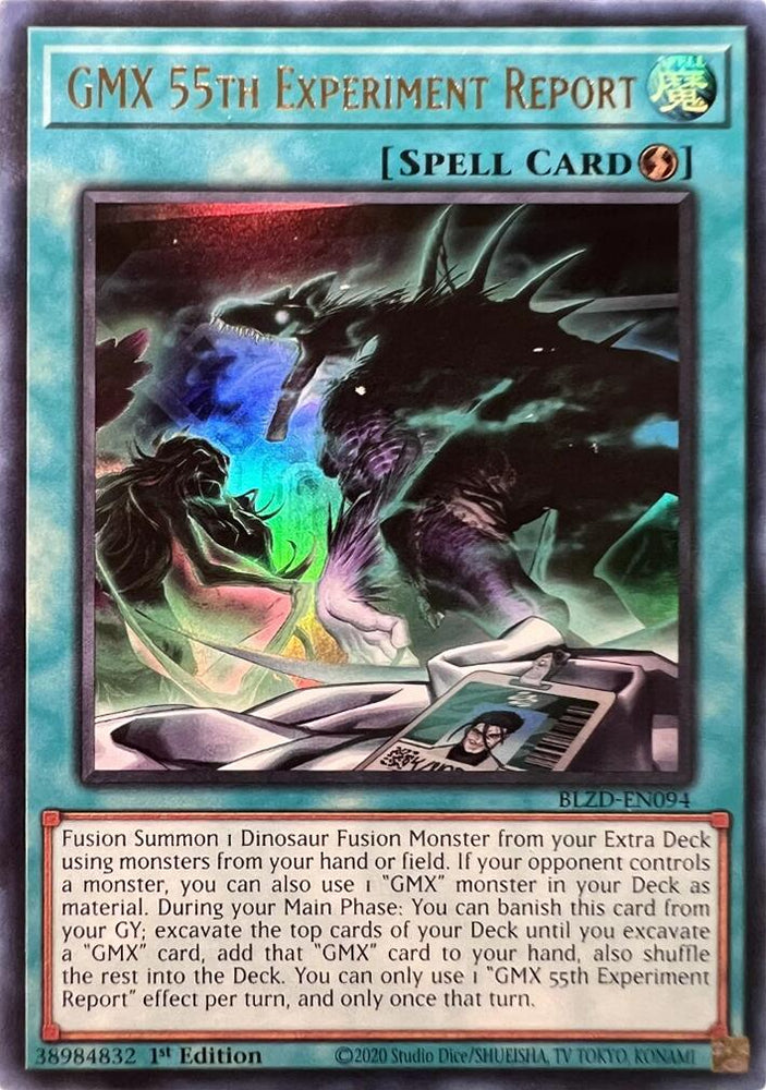 GMX 55th Experiment Report [BLZD-EN094] Ultra Rare - Yugioh Cards For Your TCG Needs!