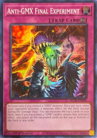 Anti-GMX Final Experiment [BLZD-EN096] Super Rare - Yugioh Cards For Your TCG Needs!