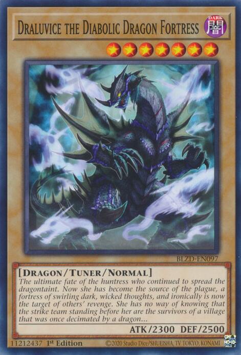Draluvice the Diabolic Dragon Fortress [BLZD-EN097] Common - Yugioh Cards For Your TCG Needs!