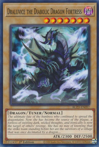 Draluvice the Diabolic Dragon Fortress [BLZD-EN097] Common - Yugioh Cards For Your TCG Needs!
