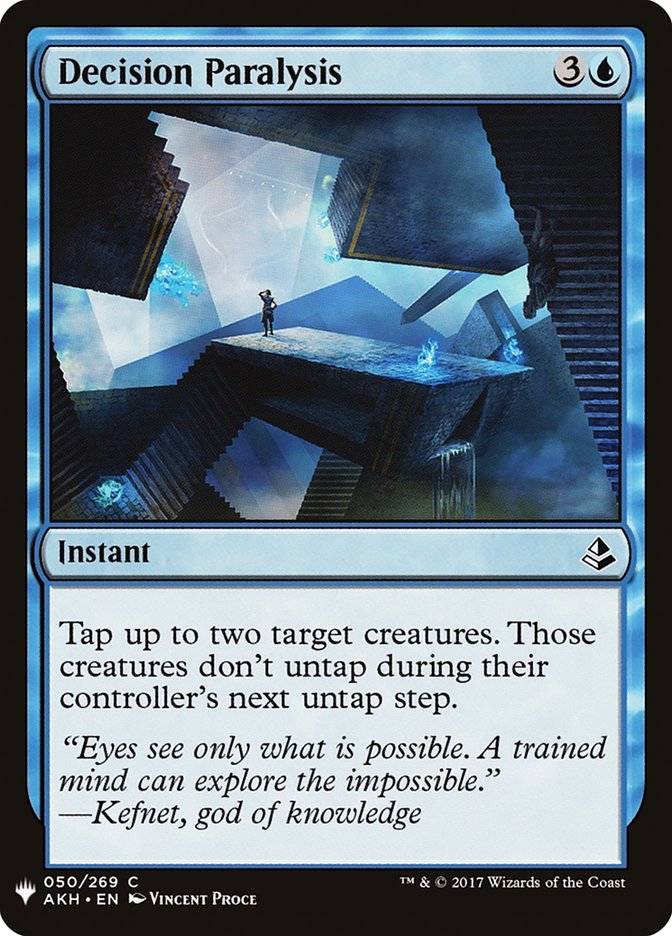 Decision Paralysis [Mystery Booster] Magic: The Gathering